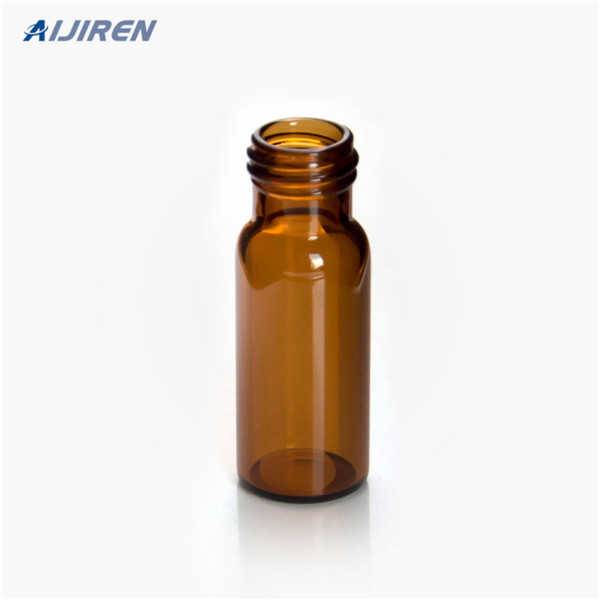 12x32mm amber glass HPLC vials red screw top lid